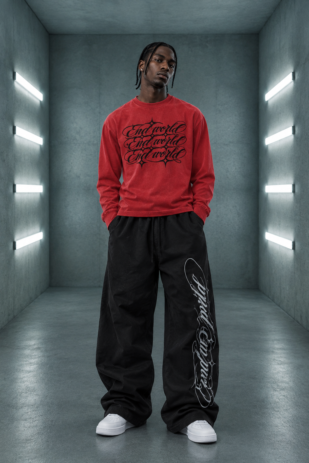 ENDWORLD — 7EW STAR LONGSLEEVE